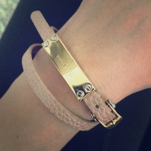 Henri Bendel leather wrap bracelet